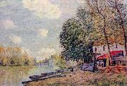 Alfred Sisley, Der Loing in Moret